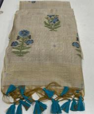 Akshara soft muga cotton Indian saree supplier