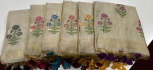 Akshara soft muga cotton Indian saree supplier