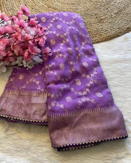 Akshara soft russian silk Saree exporters in India