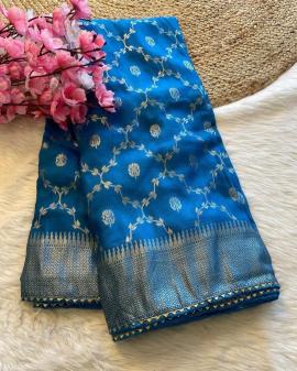 Akshara soft russian silk Saree exporters in India