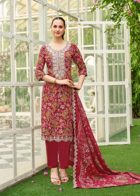 Alok suit black diamond 12 Online dress material shopping