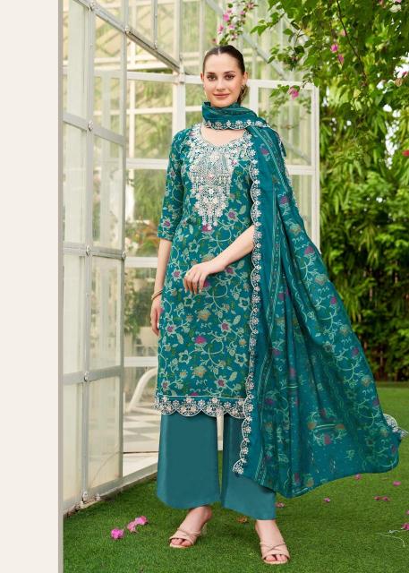 Alok suit black diamond 12 Online dress material shopping