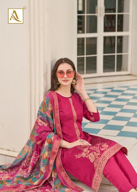 Alok suit falsafaa 18 Dress material wholesale market in India