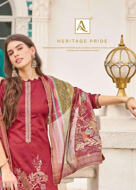 Alok suit falsafaa 18 Dress material wholesale market in India