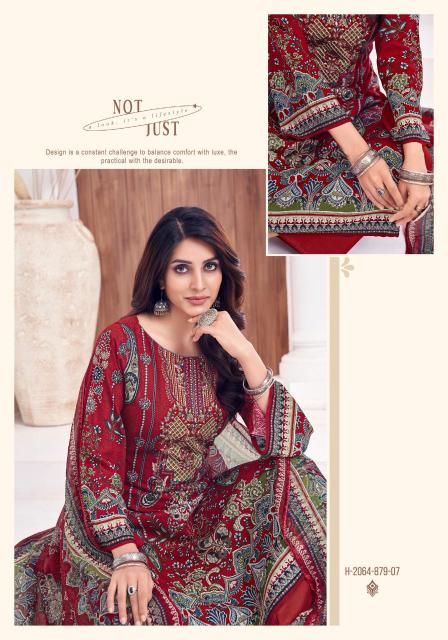 Alok suit rimsha 3 Affordable dress materials wholesale
