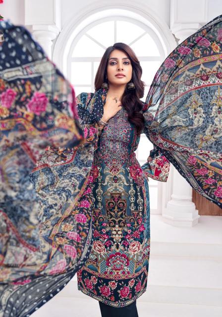 Alok suit rimsha 3 Affordable dress materials wholesale