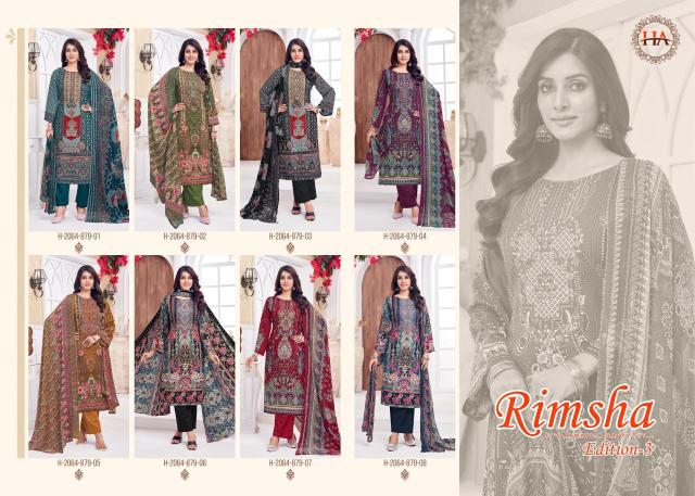 Alok suit rimsha 3 Affordable dress materials wholesale