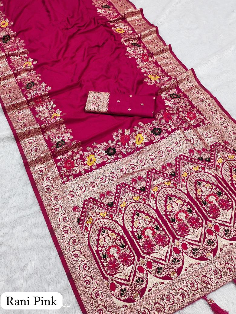 Anupama dolla gala soft silk Indian saree wholesalers