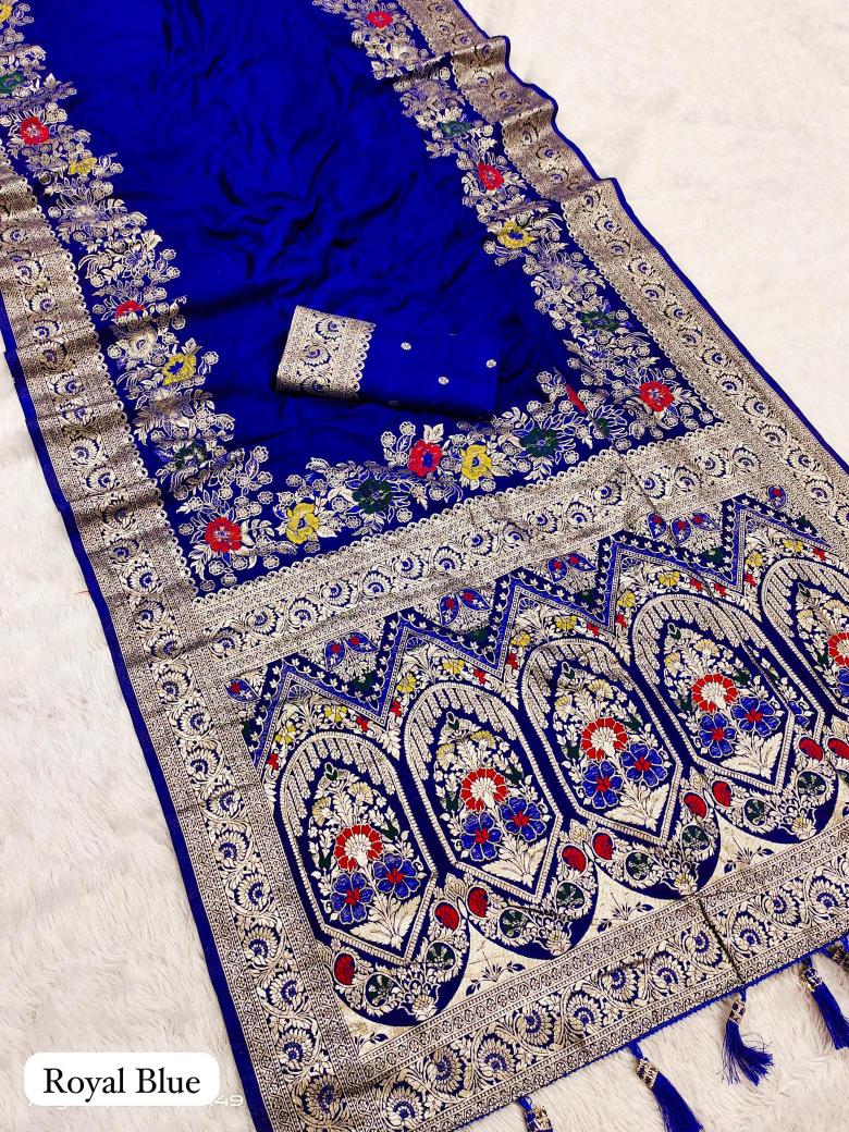 Anupama dolla gala soft silk Indian saree wholesalers