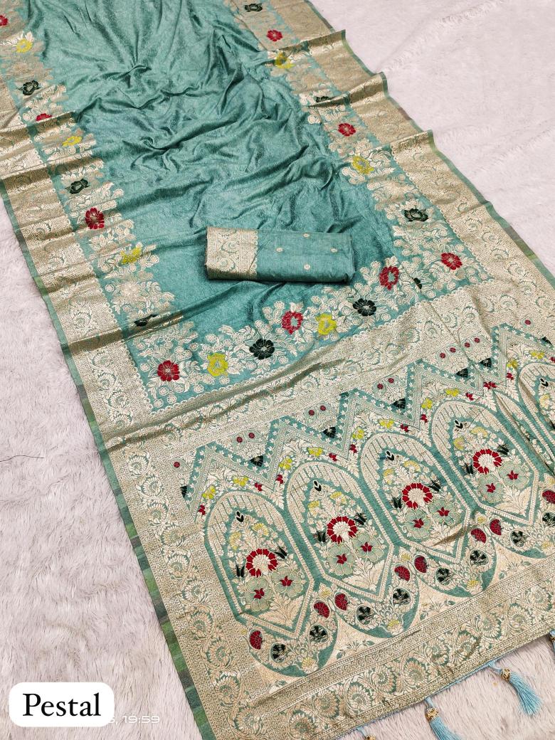 Anupama dolla gala soft silk Indian saree wholesalers