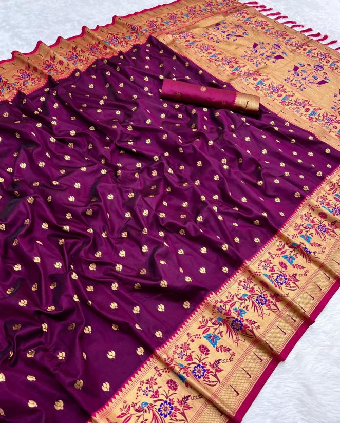 Anupama sangam paithani soft silk Saree wholesale suppliers in India