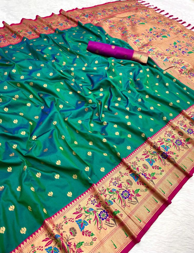 Anupama sangam paithani soft silk Saree wholesale suppliers in India