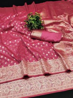 Anupama soft banarasi silk Indian Saree Supplier
