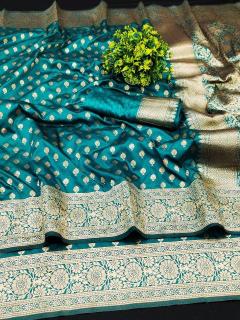 Anupama soft banarasi silk Indian Saree Supplier