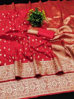 Anupama soft banarasi silk Indian Saree Supplier