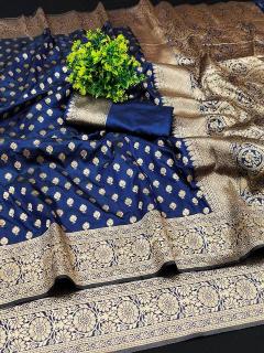 Anupama soft banarasi silk Indian Saree Supplier
