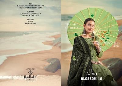 Azara blossom 16 Wholesale dress material suppliers in India