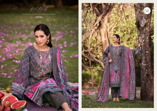 Belliza designer studio naira vol 114 Surat dress material market