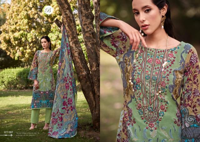 Belliza designer studio naira vol 114 Surat dress material market