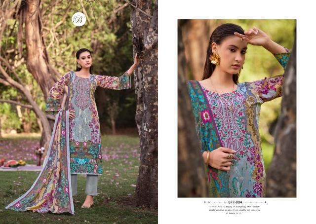 Belliza designer studio naira vol 114 Surat dress material market