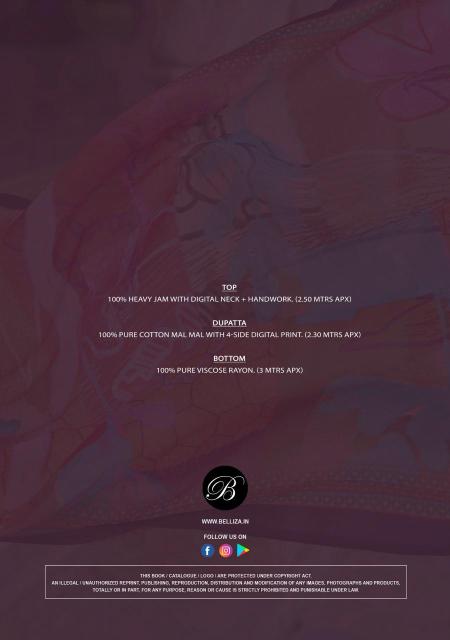 Belliza lamia Dress materials online