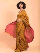 Blousewala khadi cotton Saree Wholesale suppliers