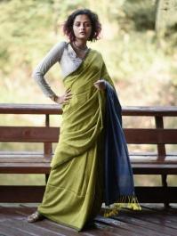 Blousewala khadi cotton Saree Wholesale suppliers