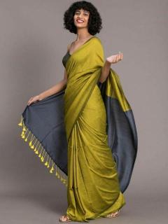 Blousewala khadi cotton Saree Wholesale suppliers