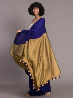 Blousewala khadi cotton Saree Wholesale suppliers