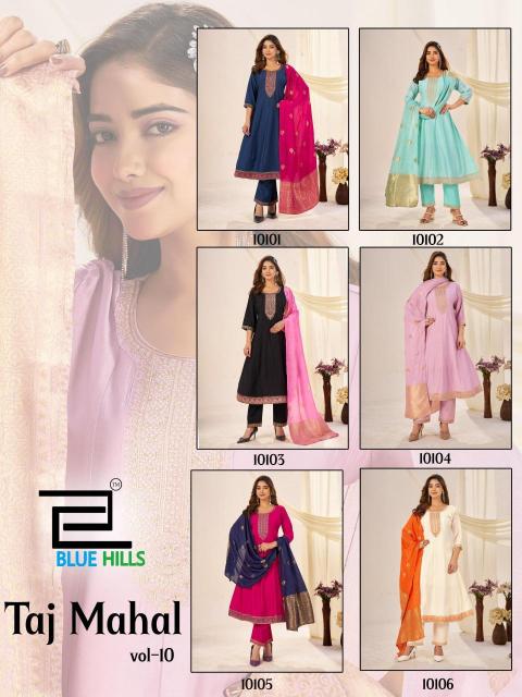 Blue hills taj mahal vol 10 Kurti wholesale suppliers