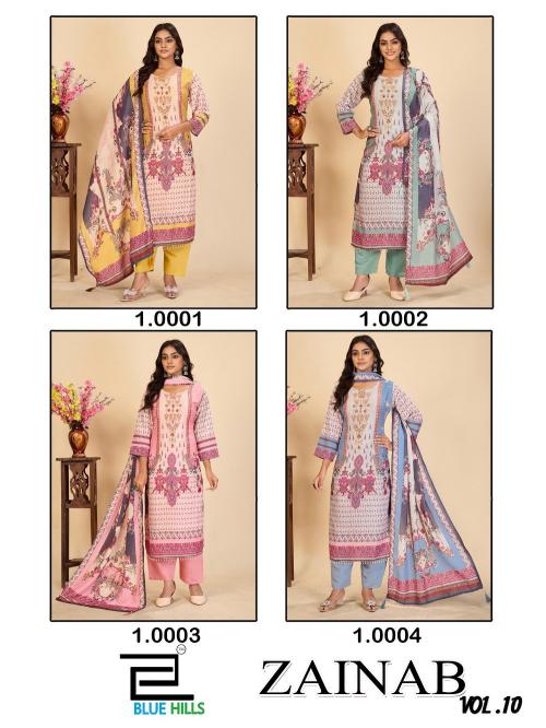 Blue Hills Zainab Vol 10 Kurti Wholesalers in Ahmedabad