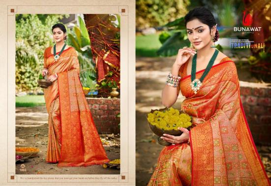 BUNAWAT - Chaturi Silk VOL-04 Mumbai wholesale saree suppliers