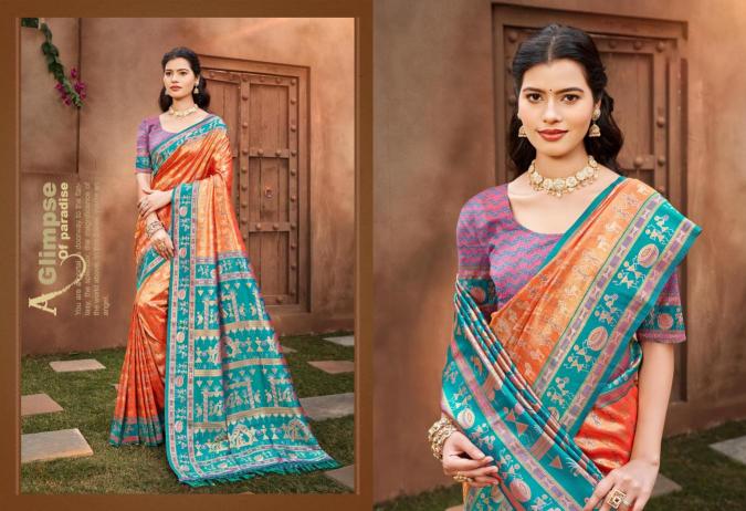 BUNAWAT - Piya Basanti Silk Vol - 02 Wholesale saree market in kolkata