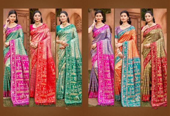 BUNAWAT - Piya Basanti Silk Vol - 02 Wholesale saree market in kolkata