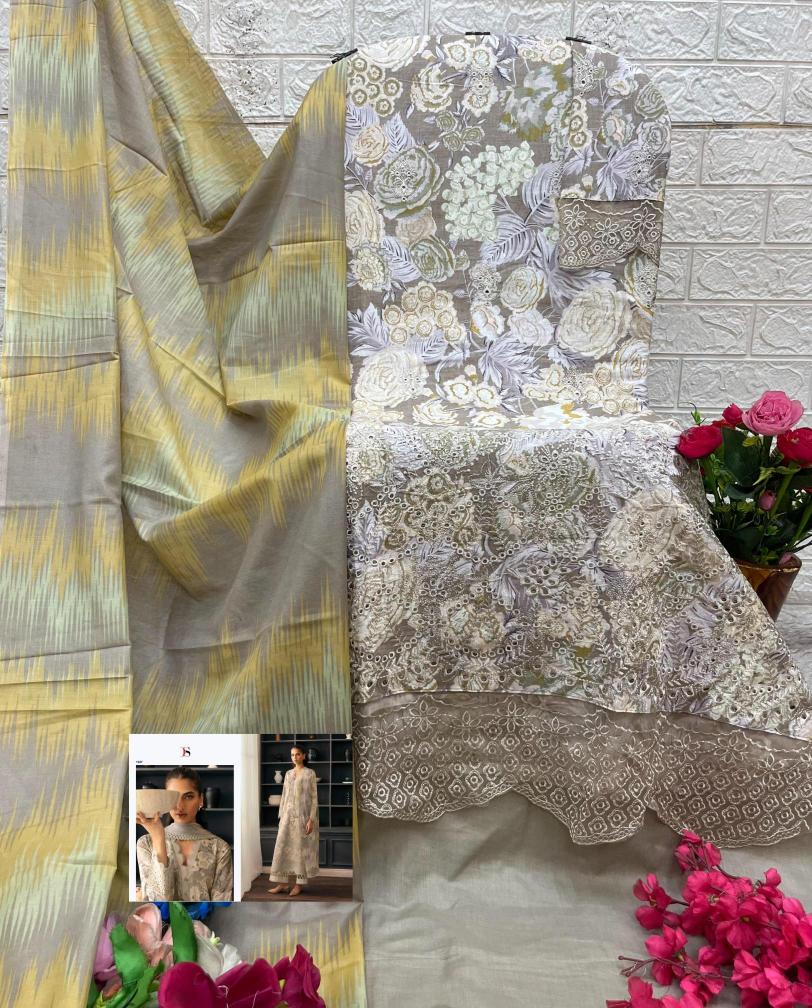 Deepsy afrozen chikankari  Wholesale unstitched salwar kameez