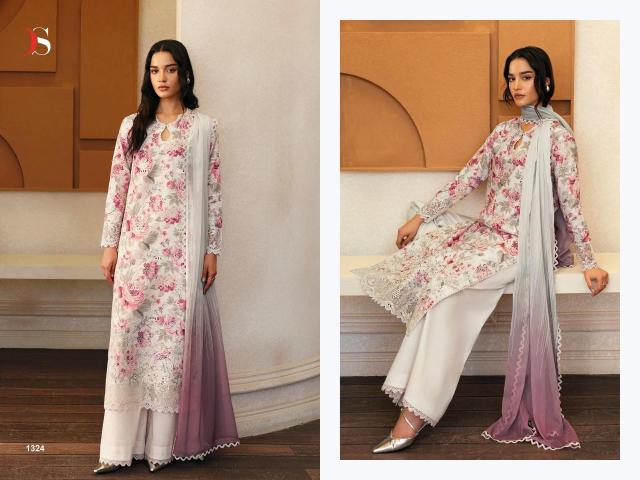 Deepsy afrozen chikankari  Wholesale unstitched salwar kameez