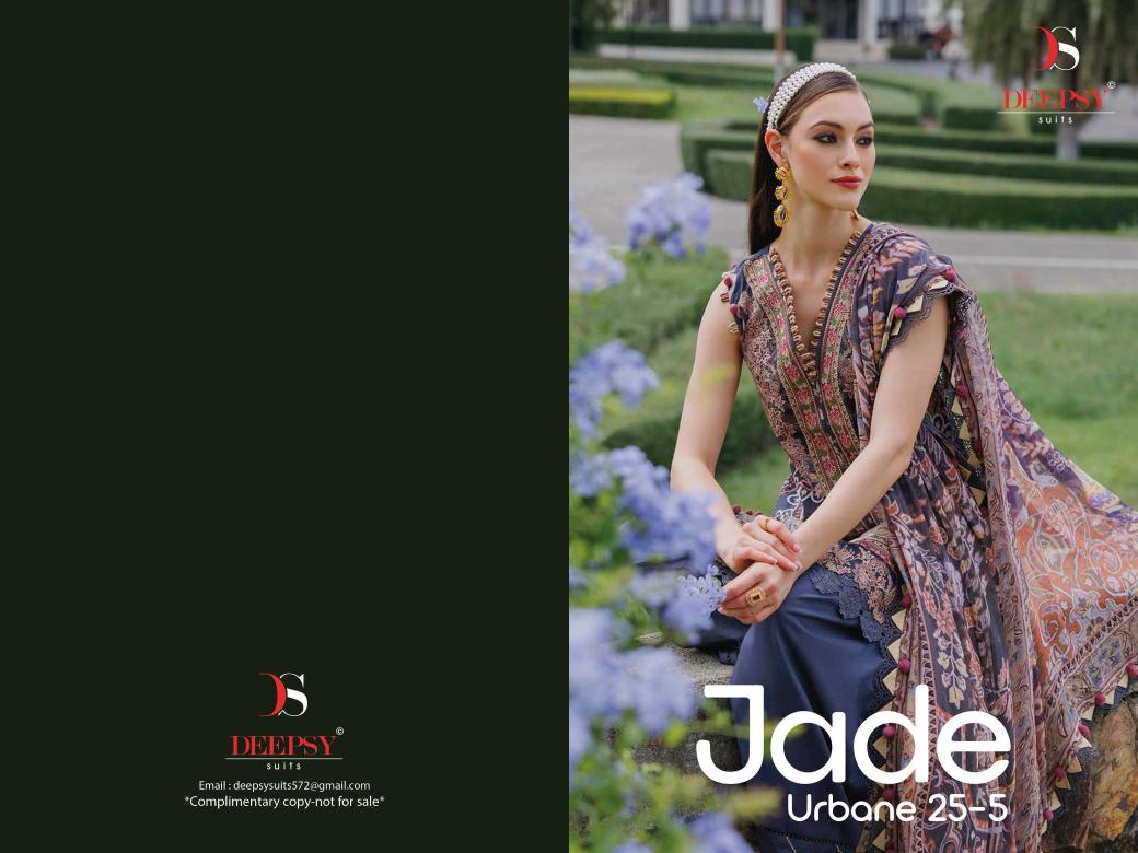 Deepsy suits jade urban lawn 25-5 Dress materials manufacturers in Kolkata