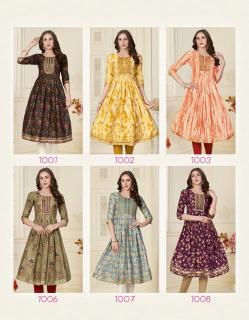 Diya trends fashion samora vol.1 Kurtis wholesale market