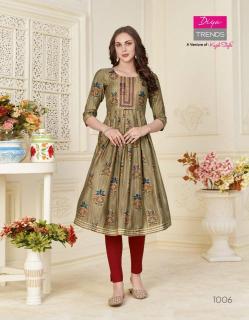 Diya trends fashion samora vol.1 Kurtis wholesale market