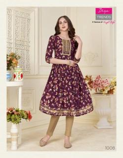 Diya trends fashion samora vol.1 Kurtis wholesale market