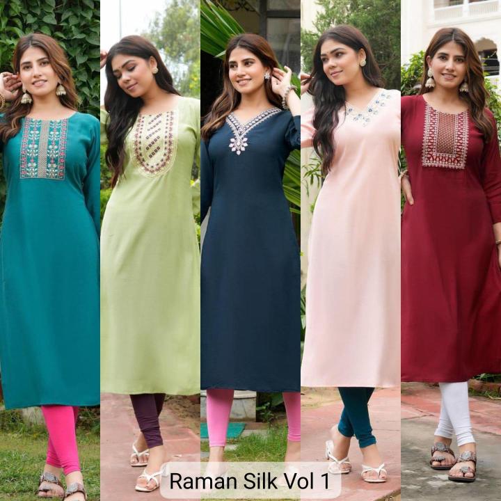 Diya trends roman silk vol 1 Wholesale Kurti manufacturers