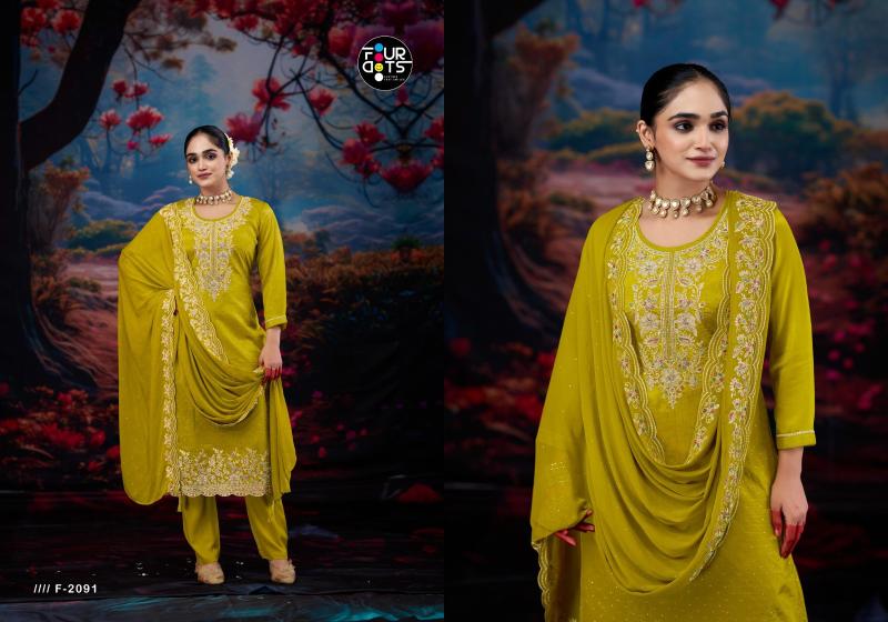 Four Dots Zankar Dress material wholesale market