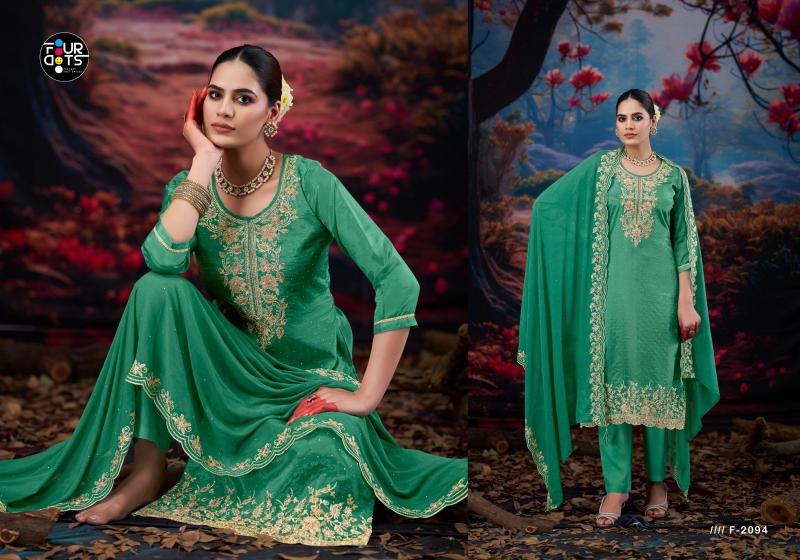 Four Dots Zankar Dress material wholesale market
