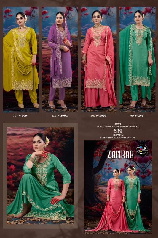 Four Dots Zankar Dress material wholesale market
