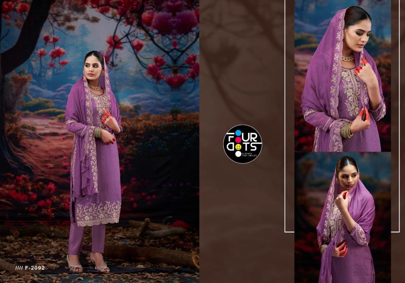 Four Dots Zankar Dress material wholesale market