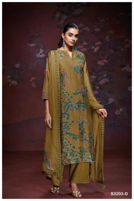 Ganga aaliyah 3203 Wholesale dress material suppliers in Surat