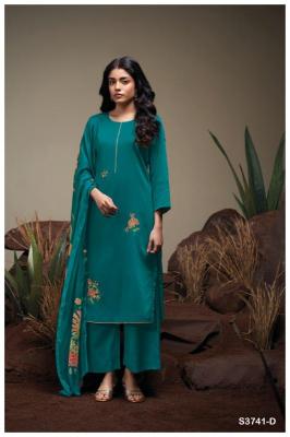 Ganga agatha 3741 Dress material market in India