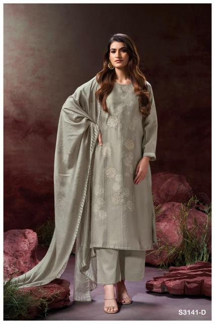 Ganga ellahi 3141 Dress material suppliers in bulk