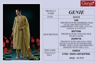 Ganga genie 3133 Dress materials wholesale market in Mumbai