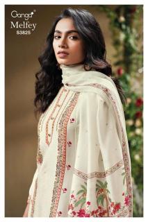 Ganga melfey 3825 Dress fabric suppliers in Ahmedabad